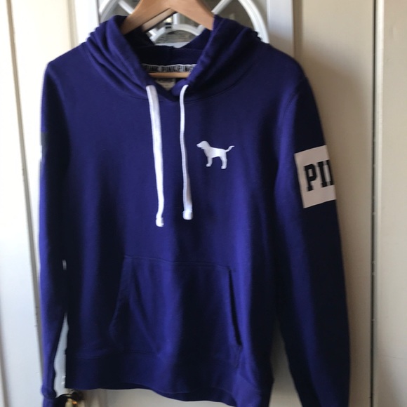 PINK Victoria's Secret Tops - VS pink blue pullover